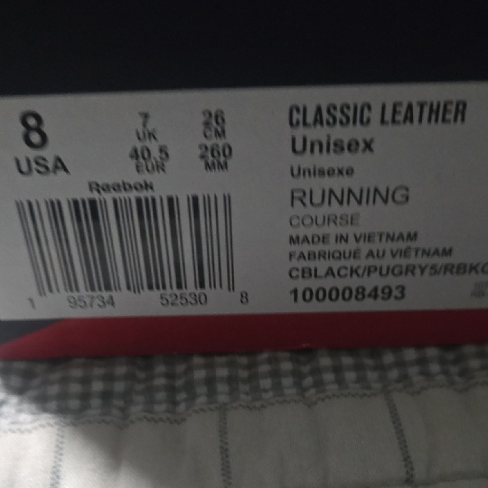 Reebok Womens Black Sneakers with Gum Sole - Picture 2 of 2